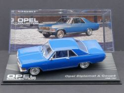 Eaglemoss Opel Diplomat A Coupé 1965 Collection blau 1:43  wie NEU! OVP 
