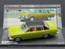 Eaglemoss Opel Admiral B 1969 Collection grün 1:43 wie NEU! OVP 