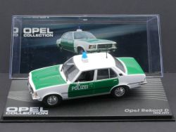 Eaglemoss Opel Rekord D Polizei 1972 Collection 1:43 wie NEU OVP 