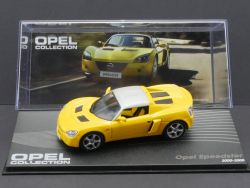 Eaglemoss Opel Speedster gelb 2000 Collection 1:43 wie NEU! OVP 