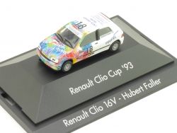 Herpa 035873 Renault Clio 16V Cup 1993 Hubert Faller Vitrine OVP 