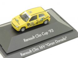 Herpa 035835 Renault Clio 16V Cup 1993 Gran Dorado Vitrine  OVP 
