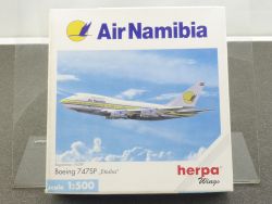 Herpa 502573 Boeing 747SP Air Namibia Etosha Model 1/500 OVP 