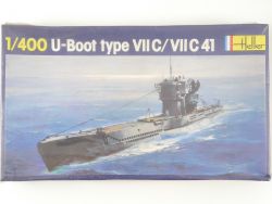 Heller 1072 U-Boot Typ VII C / VII C 41 Model Kit 1/400 NEU! OVP 