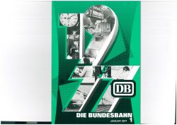 Die Bundesbahn DB Zeitschrift Januar 1977 1/77 