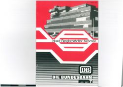 Die Bundesbahn DB Zeitschrift Juli 1977 7/77 