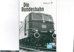 Die Bundesbahn DB Zeitschrift November 1966 22/66 