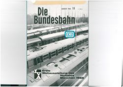 Die Bundesbahn DB Zeitschrift August 1965 15/65 