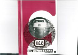 Die Bundesbahn DB Zeitschrift November 1981 11/81 