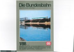 Die Bundesbahn DB Zeitschrift Januar 1988 1/88 