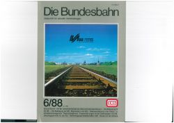 Die Bundesbahn DB Zeitschrift Juni 1988 6/88 