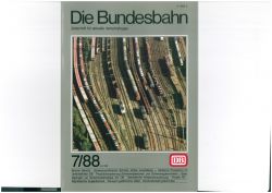 Die Bundesbahn DB Zeitschrift Juli 1988 7/88 