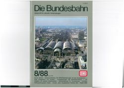 Die Bundesbahn DB Zeitschrift August 1988 8/88 