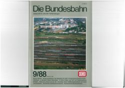 Die Bundesbahn DB Zeitschrift September 1988 9/88 