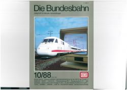 Die Bundesbahn DB Zeitschrift Oktober 1988 10/88 