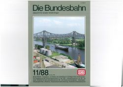 Die Bundesbahn DB Zeitschrift November 1988 11/88 