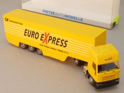 Rietze 60529 Iveco EuroStar LKW Deutsche Post Euro Express NEU! OVP 