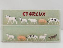 Starlux No. 12 "Animaux" Modellbahnfiguren 1960 H0 Vintage TOP OVP 