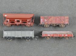 Roco u.a. Konvolut 4x Güterwagen 4335 A 4301 u.a. DB SNCF DC 