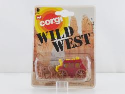 Corgi Toys 114 Wild West Pferde Postkutsche rot 1:66 N MOC  OVP SG 
