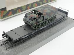 Roco 826 Minitanks Tiefladewagen MLRS Mars Panzer Militär H0 NEU! OVP ST 