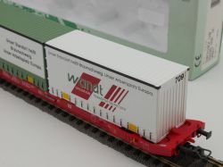 Mehano T216 Containertragwagen Sgkkmss Wandt DB DC H0 OVP 