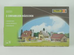 Faller 232221 3 Einfamilien-Häuschen Bausatz NEU in Folie! OVP 