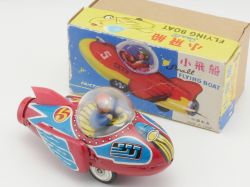 China MF 813 Flying Boat UFO Raumschiff Space Toy Tin Friktion OVP 
