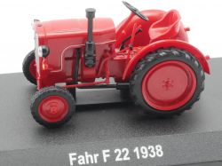 Hachette Fahr F 22 1938 Traktoren Sammlung 1:43 Rot wie NEU! OVP 