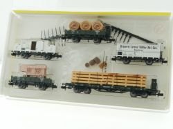 Minitrix 15143 Güterwagen-Set Bayern K.Bay.Sts.B. N wie NEU! OVP 
