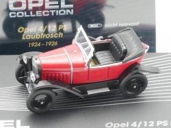 Opel 4/12 PS Laubfrosch 1924 Rot Collection 1:43 wie NEU! OVP 