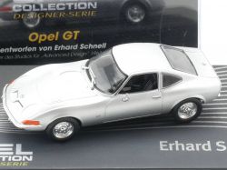 Opel Collection GT Silber Designer-Serie E. Schnell 1:43 wie NEU! OVP 