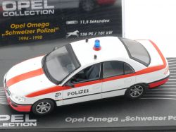 Opel Omega Schweizer Polizei 1994 CH Collection 1:43 wie NEU! OVP 