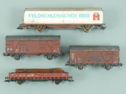 Roco Konvolut 4x Güterwagen DC 4340C 4305A 4304S 46031 