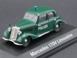 Schuco 02364 MB Mercedes170 V Polizei Limousine W 136 MINT! OVP 