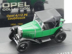 Opel 4/12 PS Laubfrosch 1924 Grün Collection 1:43 Mint MIB! OVP 