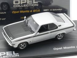 Opel Manta A GT/E Silber 1974-1975 Collection 1:43 Mint MIB! OVP 