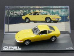 Eaglemoss Opel GT 1968-73 Collection 1:43 gelb Mint MIB! OVP 