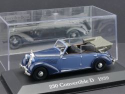 De Agostini Mercedes-Benz MB 230 Cabriolet D 1939 1:43 Mint MIB! OVP 