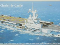 Heller 81072 Charles de Gaulle Flugzeugträger 1:400 Kit wie NEU! OVP 