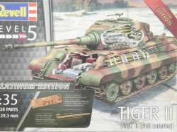 Revell 03275 Tiger II Panzer 1:35 ohne Anleitung, sonst NEU! OVP 