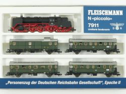 Fleischmann 7911 Personenzug DRG BR 62 001 Donnerbüchsen wie NEU! OVP 