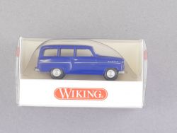 Wiking 8500124 Opel Caravan 56 1956 blau Rekord PKW 1:87 NEU! OVP 
