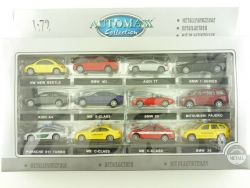 Automaxx Collection 12 Modellautos BMW Audi Mercedes 1:72 NEU! OVP ST 