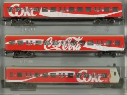Märklin 4393 S-Bahn-Wagen Set Steuerwagen Coca Cola Beleuchtung OVP 