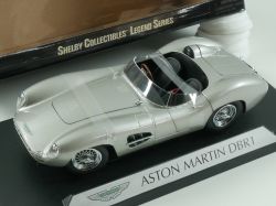 Shelby Collectibles Aston Martin DBR1 1:18 Silber Die-Cast MIB! OVP 