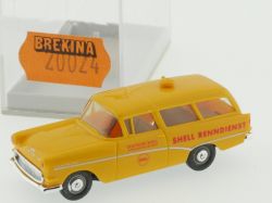 Brekina 20024 Opel Rekord P1 Caravan Shell Renndienst NEU! OVP 