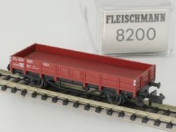 Fleischmann 8200 Niederbordwagen Bahndienst Kklmmo X 82 N wie NEU! OVP 