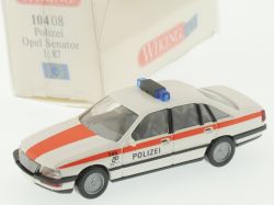 Wiking 10408 Europa-Modell Opel Senator Polizei Zürich CH NEU! OVP 