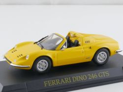 IXO Altaya Ferrari Dino 246 GTS gelb Modellauto 1:43 TOP! OVP 